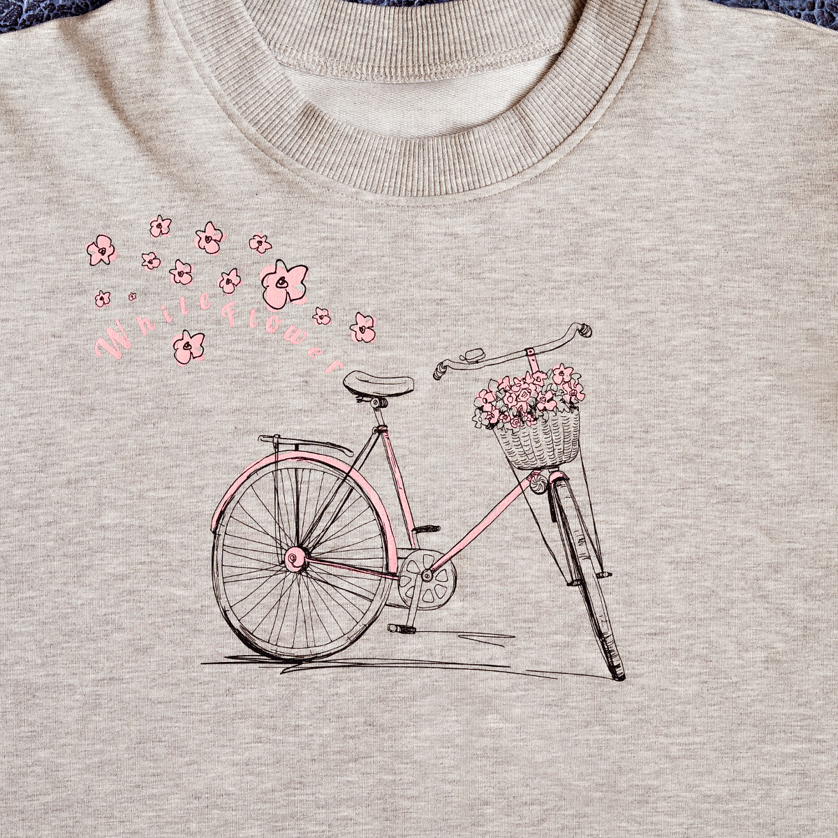 Свитшот "Розовый велосипед"